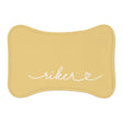 Personalized Lemon Dog Food Mat
