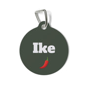 Green Chili Pepper Personalized Dog Tag – Custom Name Pet ID Tag