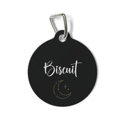 Star and Moon Personalized Dog Tag – Custom Name Pet ID Tag