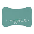 Personalized Jade Green Dog Food Mat