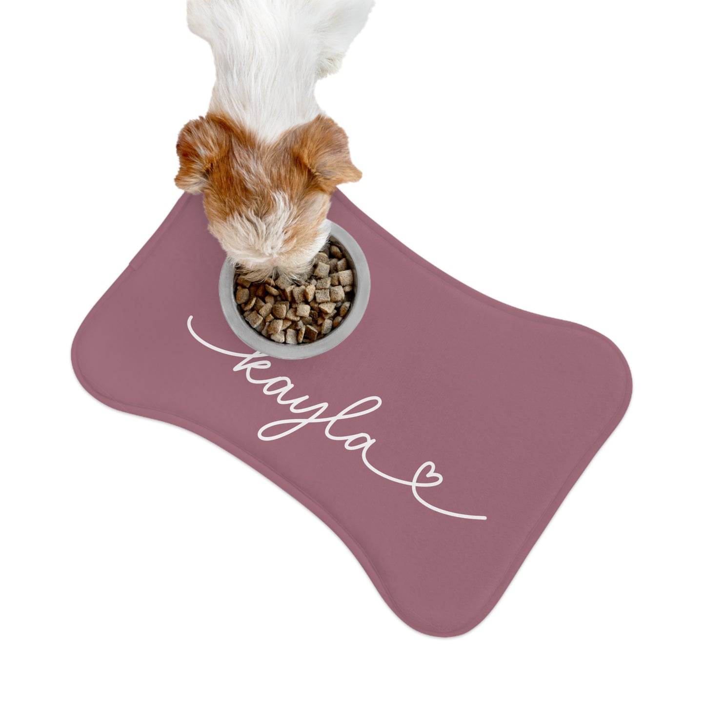 Personalized Berry Dog Food Mat
