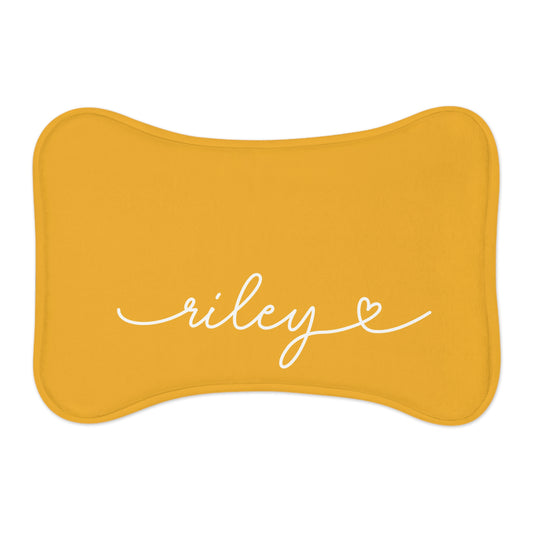 Personalized Camel Dog Food Mat