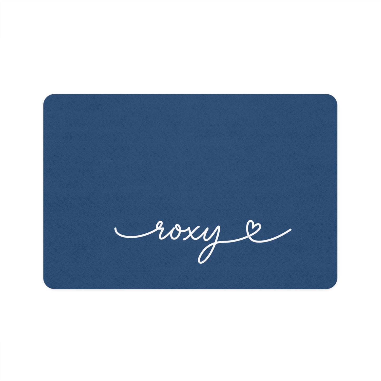 Personalized Moss Green Dog Food Mat | Custom Dog Placemat