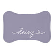 Personalized Berry Blush Dog Food Mat