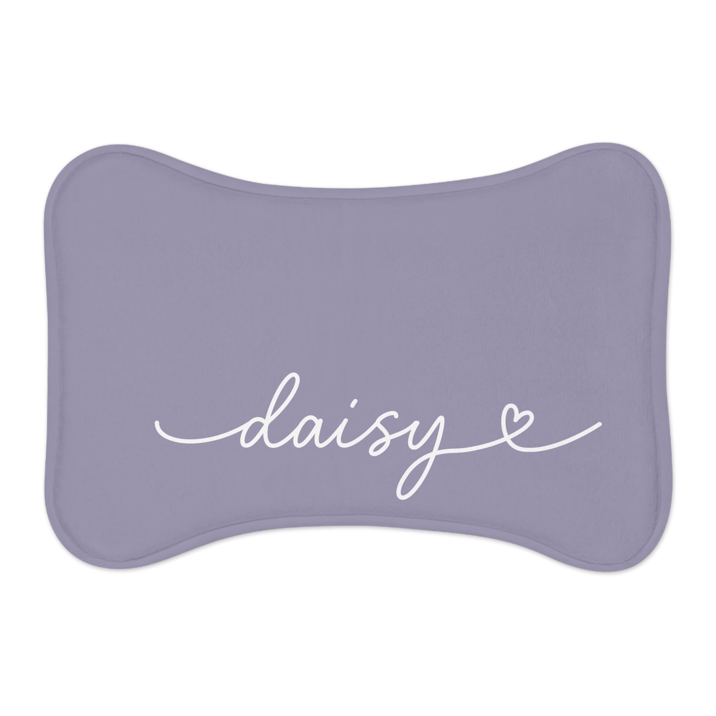 Personalized Berry Blush Dog Food Mat