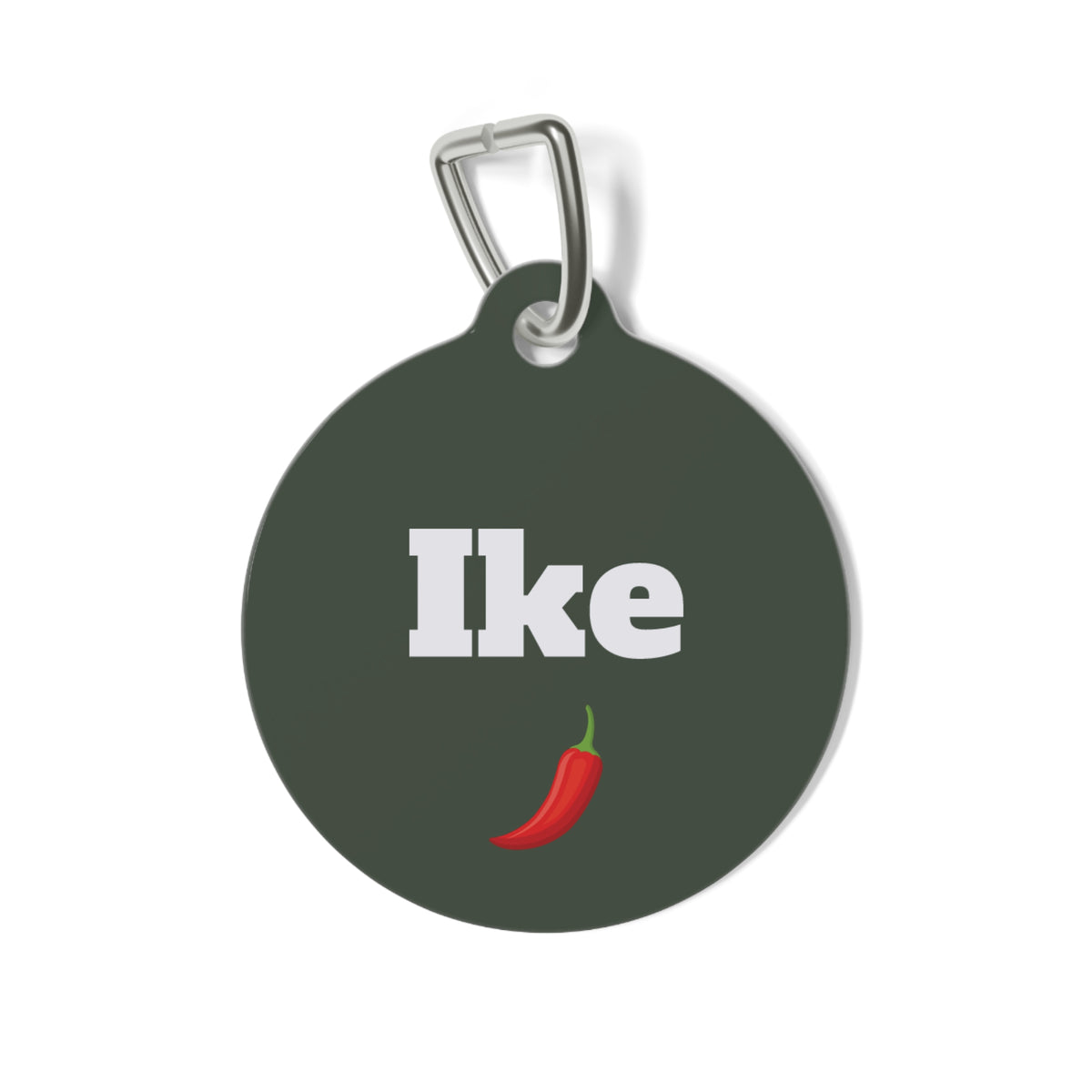 P004 green peper Name pet tag | Personalized Contact Info ID Tag