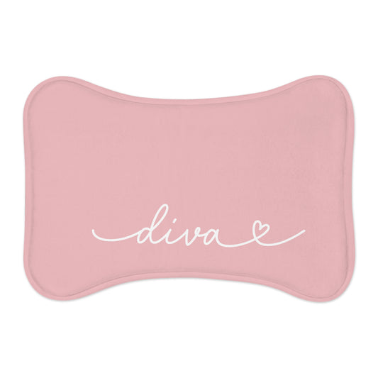 Personalized Framboise Dog Food Mat