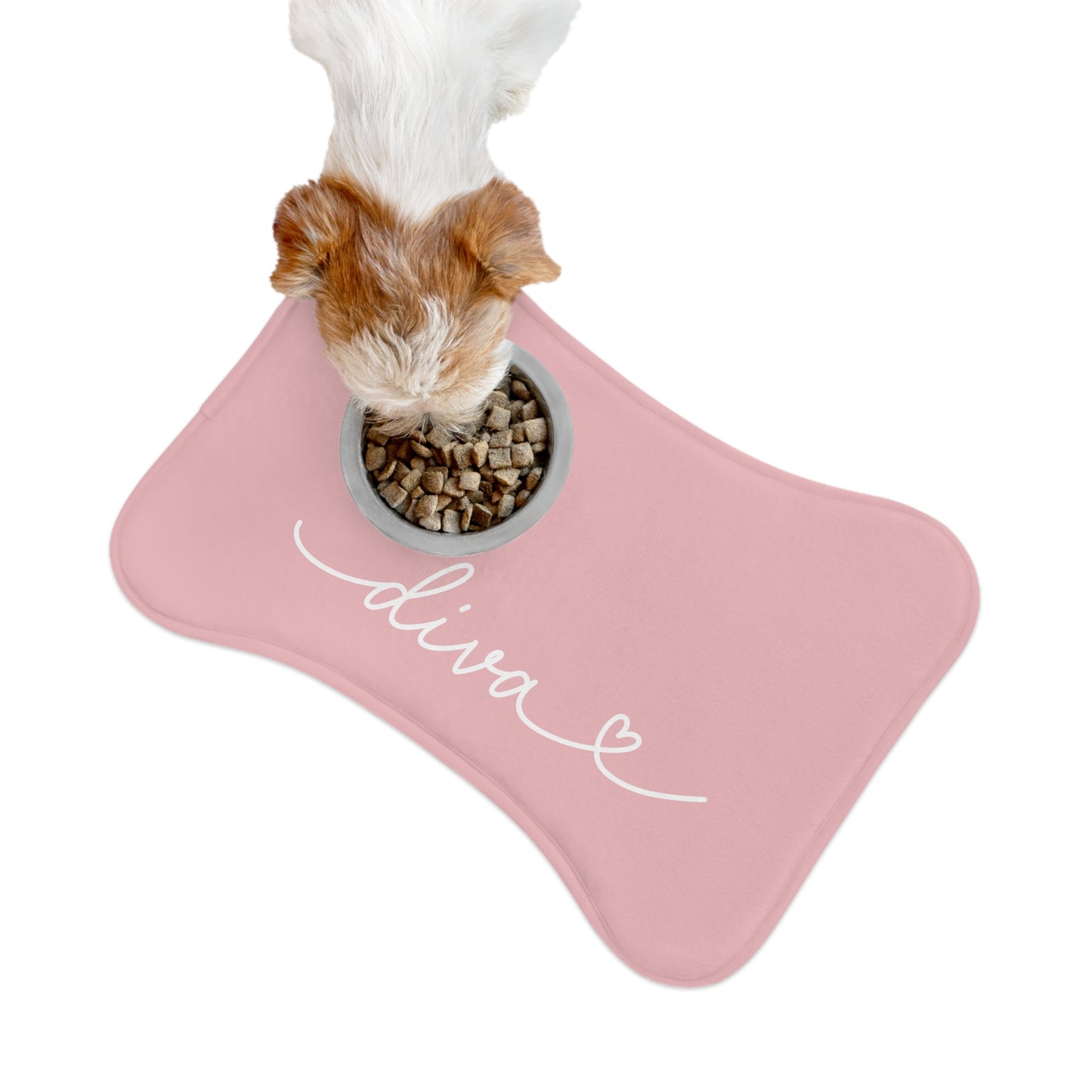 Personalized Framboise Dog Food Mat