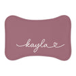 Personalized Berry Dog Food Mat