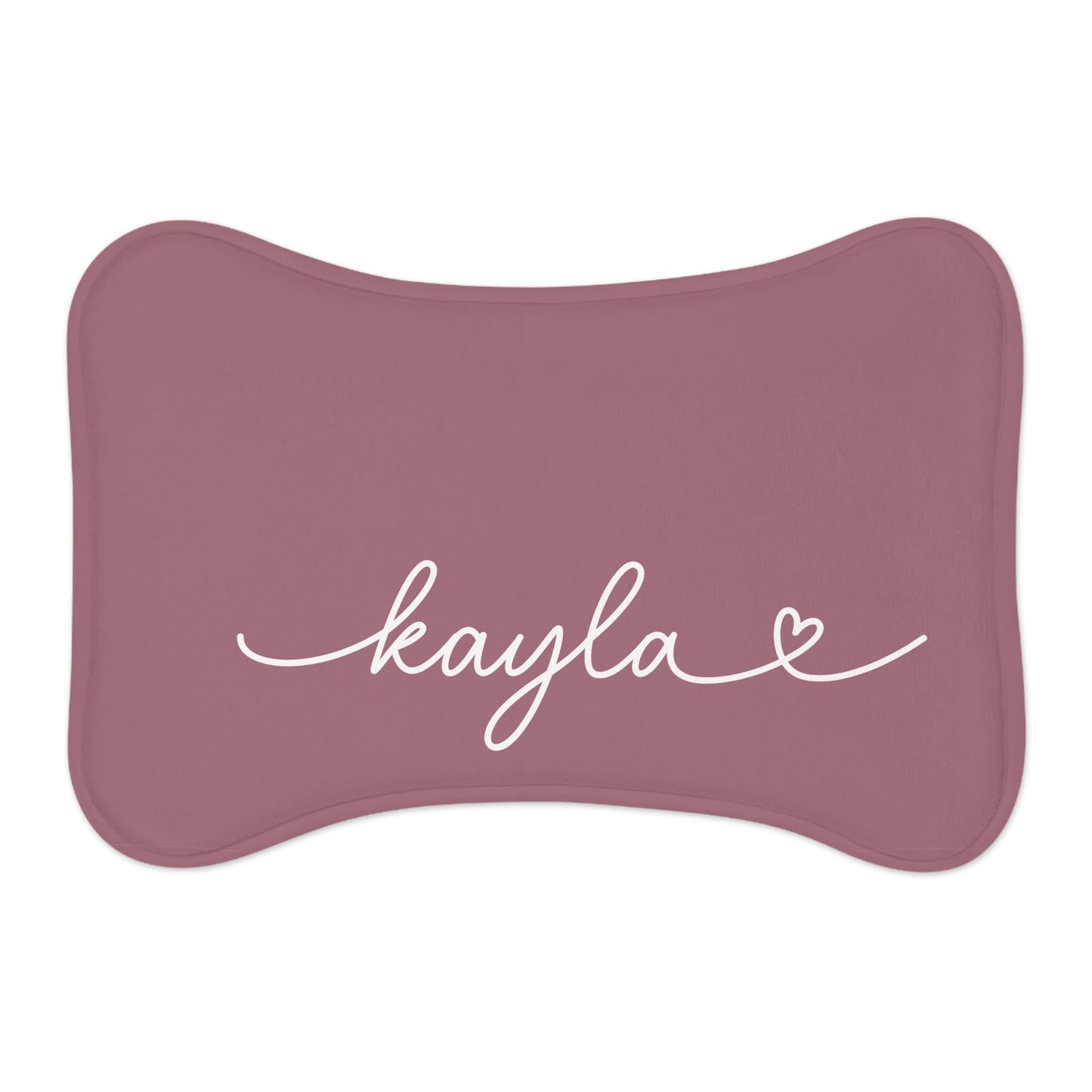 Personalized Berry Dog Food Mat