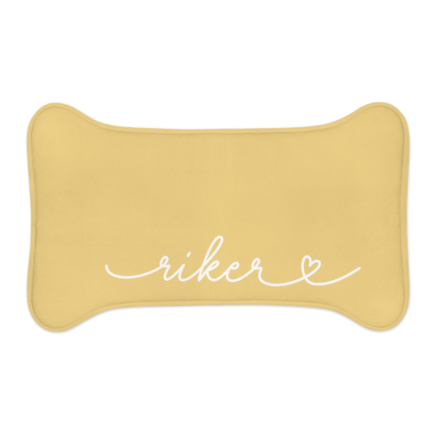 Personalized Lemon Dog Food Mat
