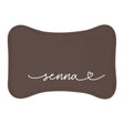 Personalized Chocolate Dog Food Mat