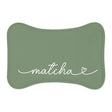 Personalized Matcha Green Dog Food Mat