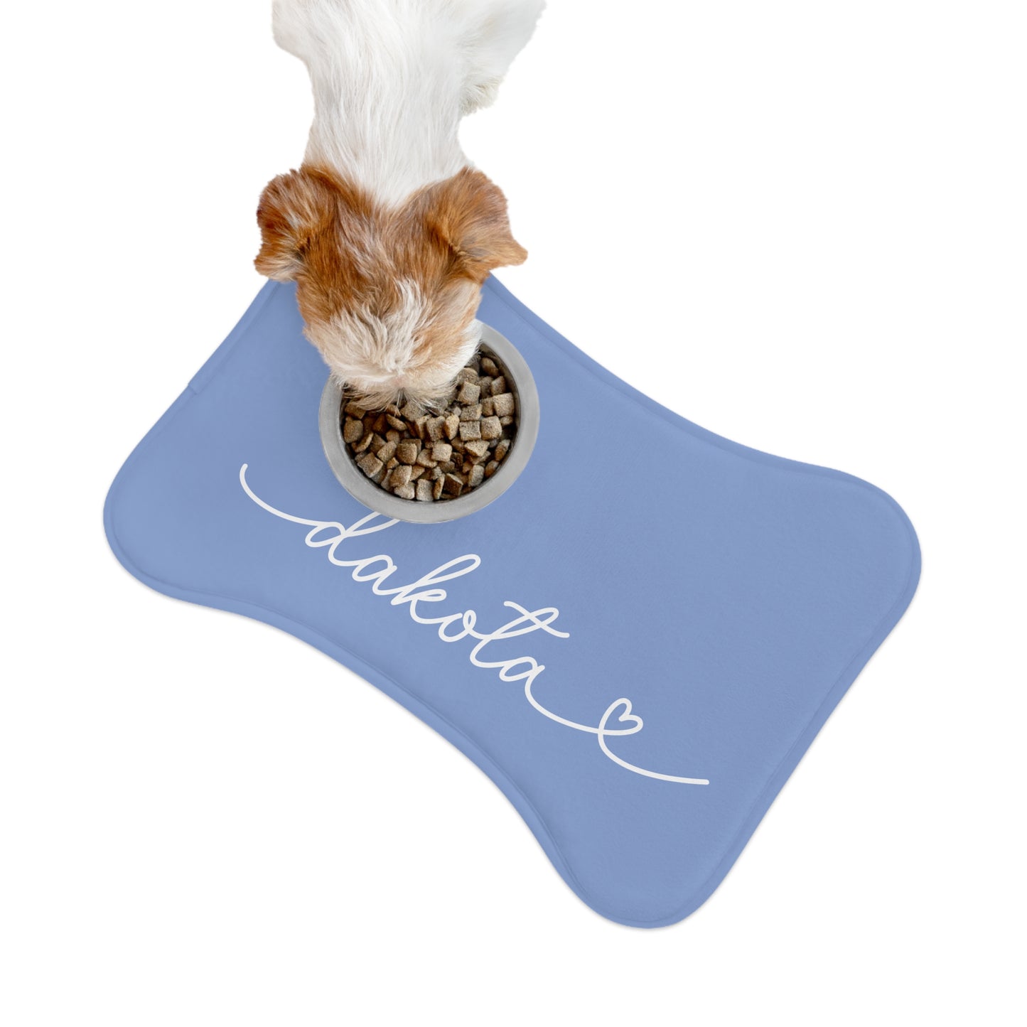 Personalized Lila Dog Food Mat