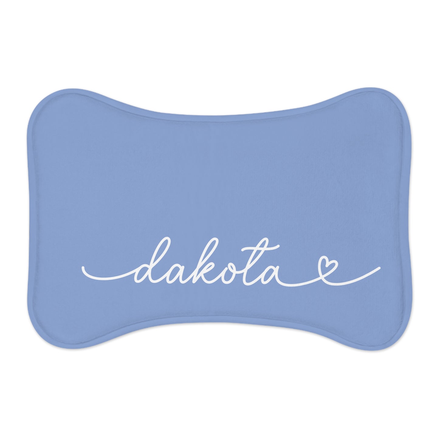 Personalized Lila Dog Food Mat