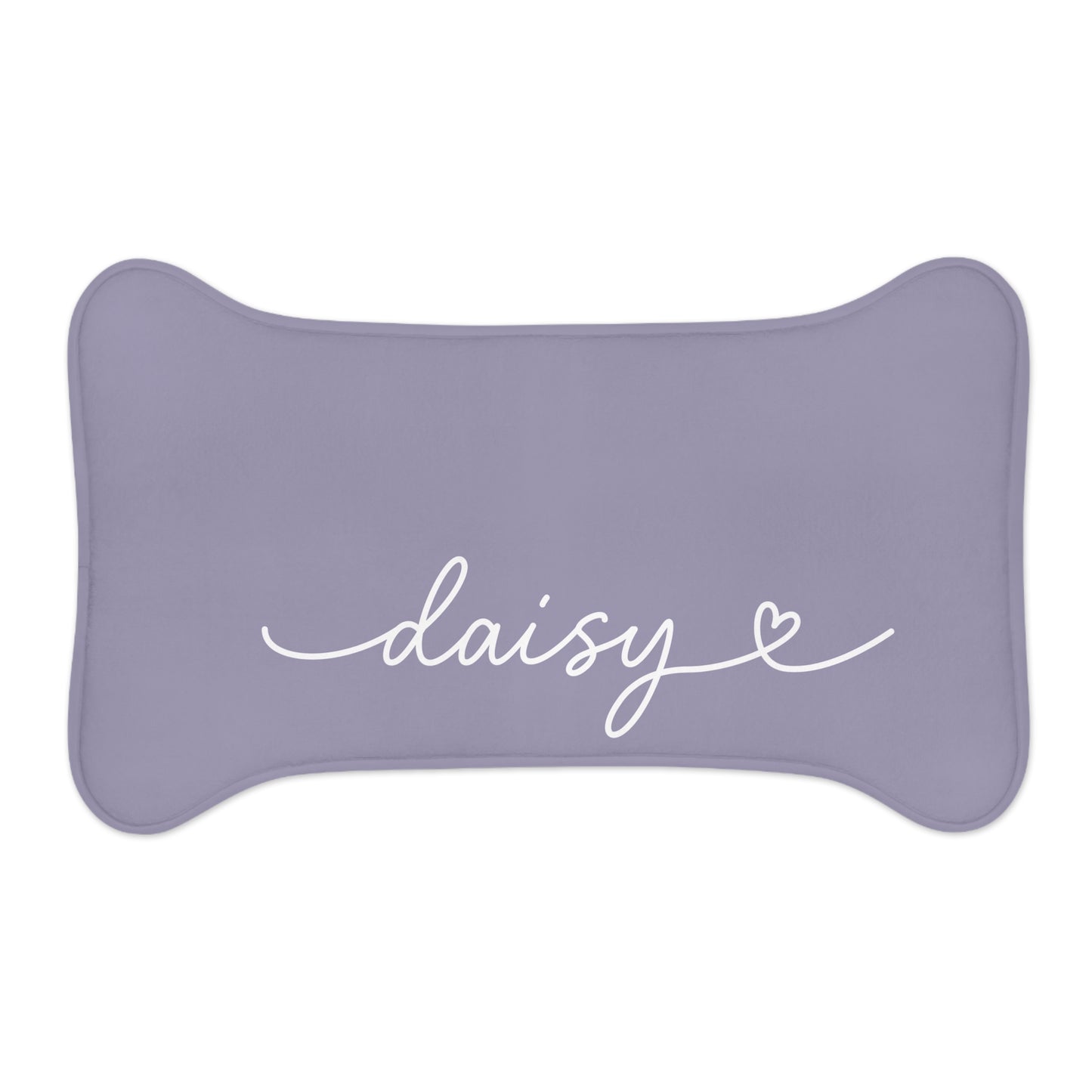 Personalized Berry Blush Dog Food Mat