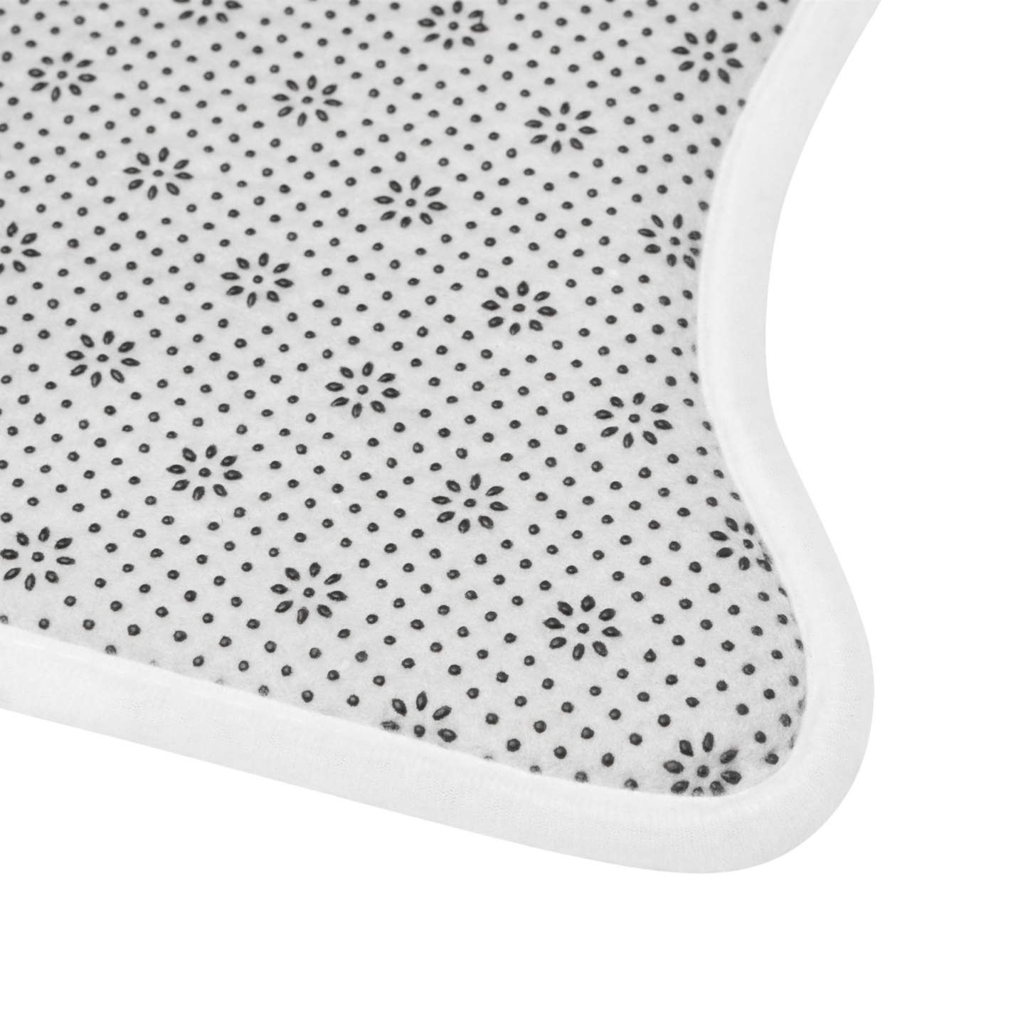 Personalized Dark Grey Dog Food Mat