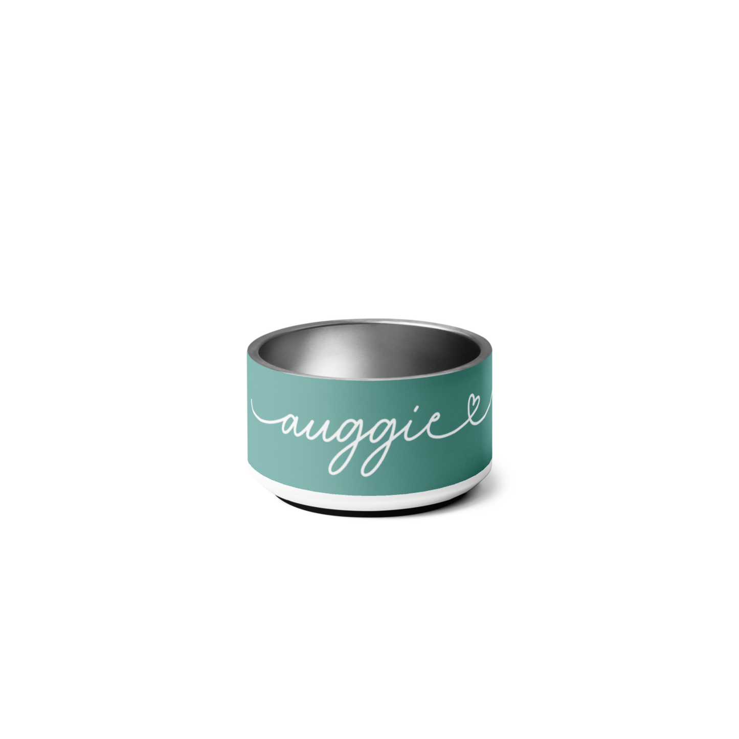 Personalized Jade Green Dog Bowl