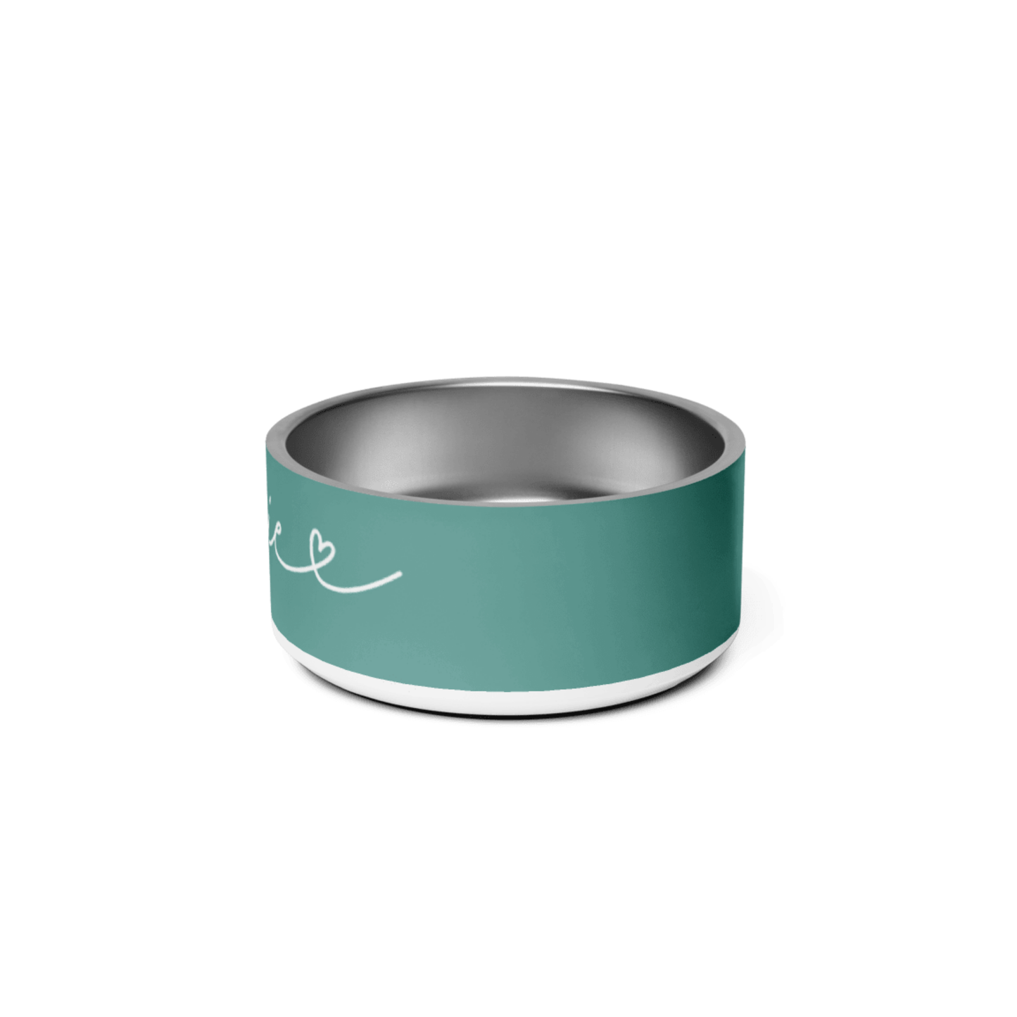 Personalized Jade Green Dog Bowl