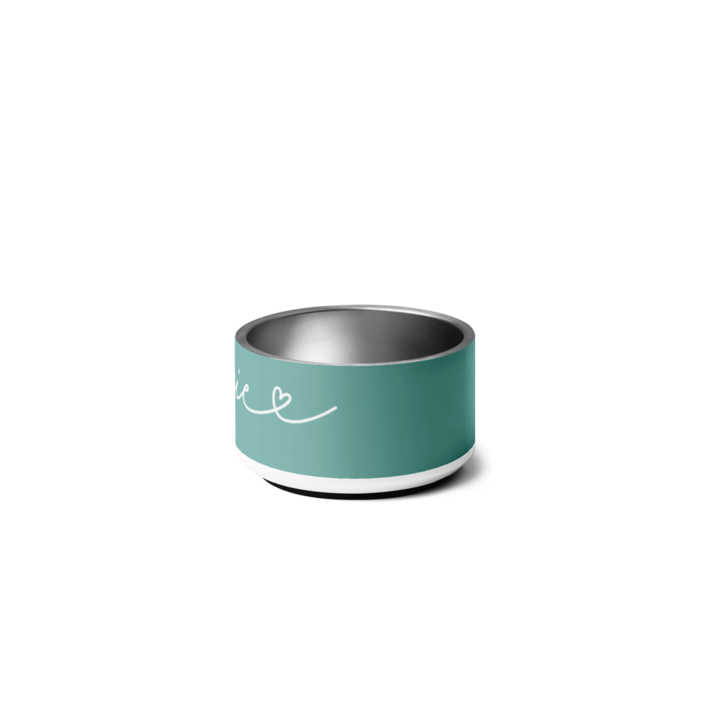 Personalized Jade Green Dog Bowl