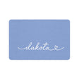 Personalized Lilac Dog Food Mat | Custom Dog Placemat